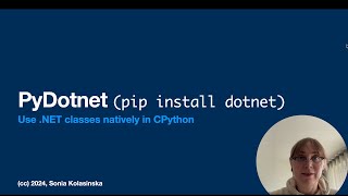 PyDotnet  The NET classes in CPython and not IronPython [upl. by Barbey421]