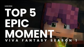 TOP 5 EPIC MOMENT Di Viva Fantasy Season 1  Viva Community  Mineverse [upl. by Yesmar]