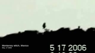 Real Mexican flying witch Monterrey caught on tape Long version full hd La Bruja ghost [upl. by Fritze5]