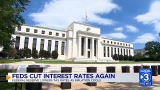 Feds cut interest tax rate for the second time this year as inflation cools [upl. by Suiradel]