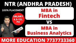 BEST MBA COLLEGES IN NTR ANDHRA PRADESH  MBA IN FINTECH amp BUSINESS ANALYTICS [upl. by Canter832]