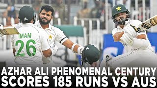 Azhar Ali Phenomenal Century  Scores 185 Runs vs Australia in Rawalpindi  PCB  MM2A [upl. by Kathryn]