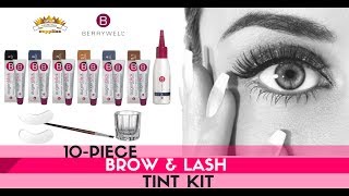 BERRYWELL BROW amp LASH TINT by Gold Cosmetics amp Supplies [upl. by Benjamin]