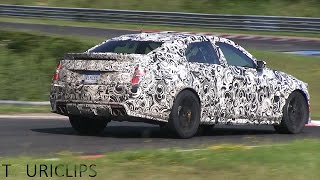 2016 Cadillac CTSV spied testing on the Nürburgring [upl. by Diamante78]