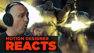 Astartes  Motion Designer Reacts  Warhammer 40k [upl. by Aicilyt81]