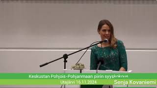 Keskustan PohjoisPohjanmaan piirin syyskokous Utajärvi 16112024 [upl. by Aihsyn]