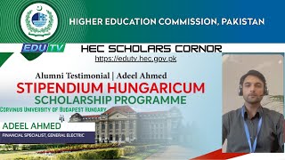 Stipendium Hungaricum Scholarship Programme Alumni Testimonial Adeel Ahmed [upl. by Keelby]