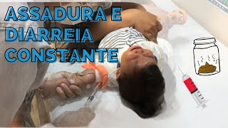 LEVEI O BEBÊ PARA FAZER EXAME DE SANGUE E FEZES [upl. by Amber]