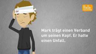 Deutsch lernen mit Dialogen  Lektion 49  Präpositionen immer mit Akkusativ oder Dativ [upl. by Otineb]