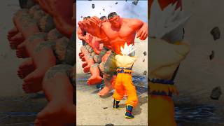 SUPERHEROS VS RED HULKS KILLING CHALLENGE WHO IS BETTER shorts [upl. by Ungley290]