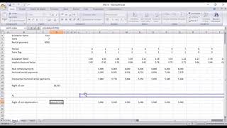 Financial Modelling for leases IFRS 16 [upl. by Okihcim]