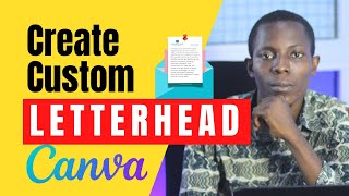 How to create custom letterheads in Canva and Microsoft Word [upl. by Jamil592]