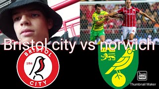 Placheta scores as 1000 norwich fans go mentalmatchday vlog bristol city vs Norwich city [upl. by Emmanuel]