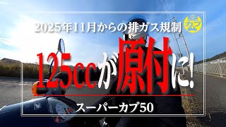 2025年11月からの排ガス規制、125ccが原付に！ [upl. by Asiram998]