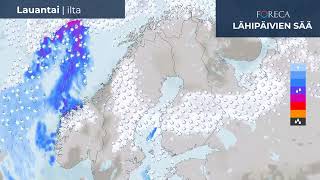 Lumipyryä ja pakkasia – sääennuste 12–1512024 [upl. by Cleave]