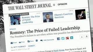 Romney slams Obama for Russian diplomacy failure [upl. by Frere186]