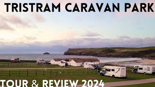 Tristram Caravan Park Polzeath  Tour amp Review 2024 [upl. by Notlad]