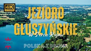 JEZIORO GŁUSZYŃSKIE W SERCU KUJAW Z DRONA [upl. by Ahsilad636]