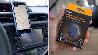 Spigens Magnetic Car Mount Mounting your iPhone made easy Sponsored [upl. by Islek]