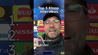 Jurgen Klopp top 5 interviews [upl. by Brookes]