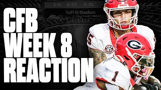 College Football Week 8 Reaction  Georgia Football RECLAIMS DOMINANCE In The SEC [upl. by Ruthi248]