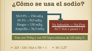 Sodio Hiponatremia e hipernatremia [upl. by Waterer]