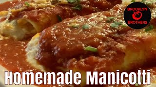 How Our Italian Grandma Makes Manicotti I The Best Manicotti Ive Ever Had [upl. by Nhguavoj400]