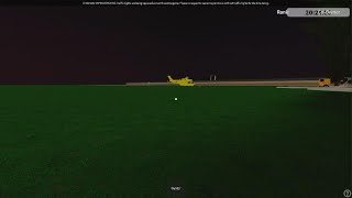 Air Ambulance taking off from Whitecliff Park on ROBLOX [upl. by Enimrej]