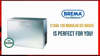 Brema Ice Makers C150A HC Modular Cuber Head  R290 Refrigerant [upl. by Nathalia83]