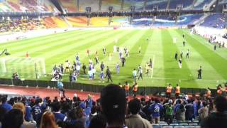 Football brawl AFC Champions league SuwonKorea Vs Al SaddQatar [upl. by Garber377]