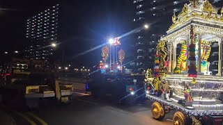 030824  Ambal Silver Chariot Procession from Sri Vadapathira Kaliamman Temple 🇸🇬 [upl. by Arzed]