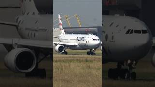 A330 Brussels Airlines Takeoff at Brussels Airport 🤩 aviation planespotting [upl. by Anytsirk]