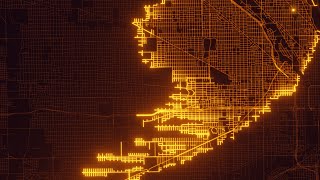 A AStar Pathfinding Algorithm Visualization on a Real Map [upl. by Larena]