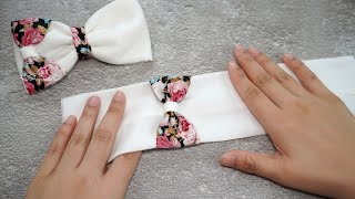 BOW ON BOW SO UNIQUE 🎀 Double Layer Bow Making  How to Make Double Stacked Bows out of Fabric [upl. by Nehr]