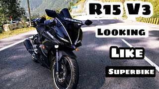 R15 V3 Modified Into R1M  R15 V3 Modification  Best and Chep Modification Parts for R15 V3 [upl. by Ahsiuqal]