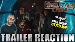 STAR WARS SKELETON CREW TRAILER REACTION Goonies in the Star Wars Universe YES PLEASE Disney [upl. by Carlynn]