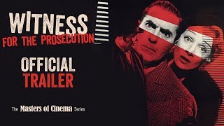 WITNESS FOR THE PROSECUTION Masters of Cinema New amp Exclusive Trailer [upl. by Arykat]