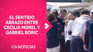 EL AFECTUOSO ABRAZO de Cecilia Morel con pdte Boric y Camila Vallejo en aeropuerto  CHV Noticias [upl. by Sharon886]