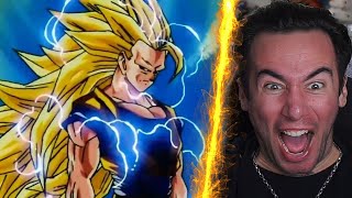 Non Dragon Ball Fan Reacts to Goku SSJ3 Transformation [upl. by Alikee]