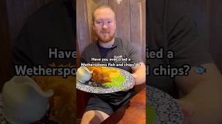 Have you tried a WETHERSPOONS fish and chips 🐟🍟 fishandchips wetherspoons food review [upl. by Tterrag]