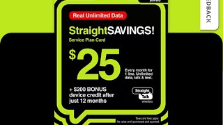 Straight Talk StraightSavings 25 unlimited starter kit Plan ￼Unboxing amp SpeedTest [upl. by Oniluap]