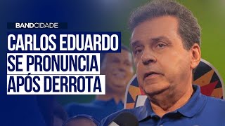 Carlos Eduardo se pronuncia pela primeira vez após derrota nas eleições em Natal  Band Cidade [upl. by Faunie]