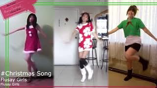 Flusay Girls  Christmas Song Dance Version [upl. by Cnut]