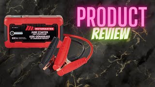 MotoMaster Booster Pack Jump Starter 600 Amp Review [upl. by Pentheam264]