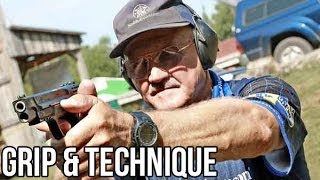 How to shoot a Pistol with world champion shooter Jerry Miculek [upl. by Bette866]