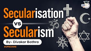 Secularism Vs Secularization Whats the Difference  Know all about it  StudyIQ IAS [upl. by Ynnob]