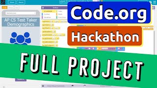 Codeorg Hackathon App  Complete Project Tutorial  All Parts  Unit 6 CSP [upl. by Sigvard755]