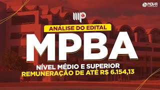 Concurso MPBA 2022 análise do edital com salários de até R 6 mil [upl. by Atnamas]