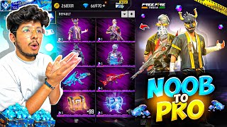 Free Fire Poor Id To Rich Id In 15000 Diamonds😍💎 I Got All Items Permanent🛍️ Garena Free Fire [upl. by Fielding]