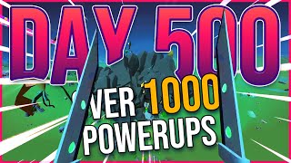 I SURVIVED MUCK for 500 DAYS  OVER 1000 POWERUPS is this THE END  WORLD RECORD [upl. by Atinihc]